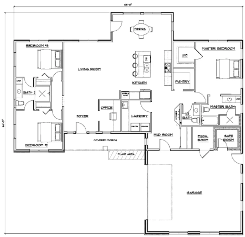 Barndominium Kits For Sale 5 kaitlyn-raye-floor-plan