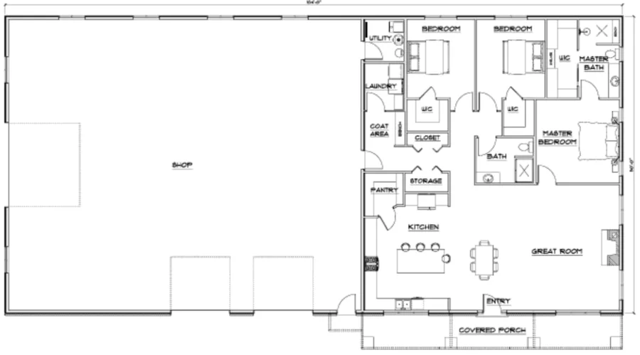 Barndominium Kits For Sale 3 oak